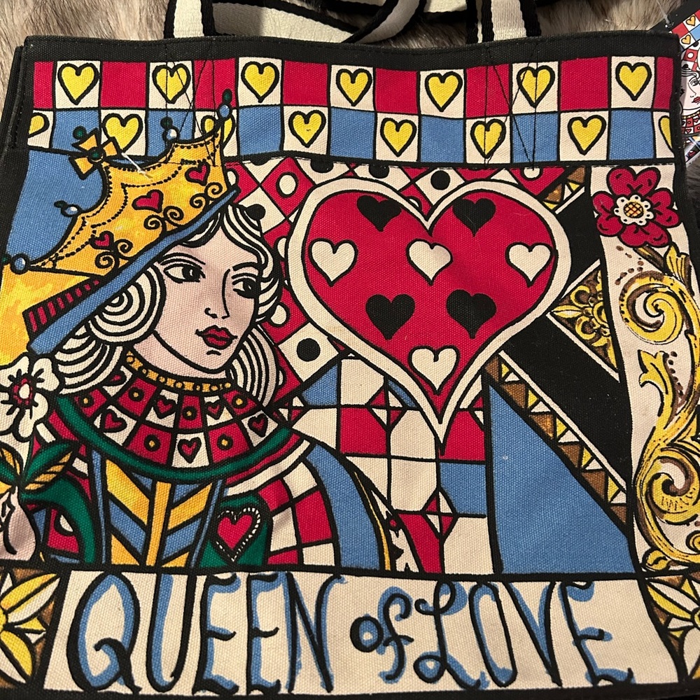 Brighton purse tote bag queen of hearts tote new nwt